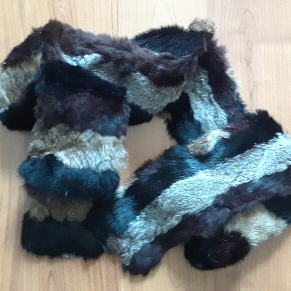 Vintage Genuine RABBIT FUR Scarf - Picture 8 of 14